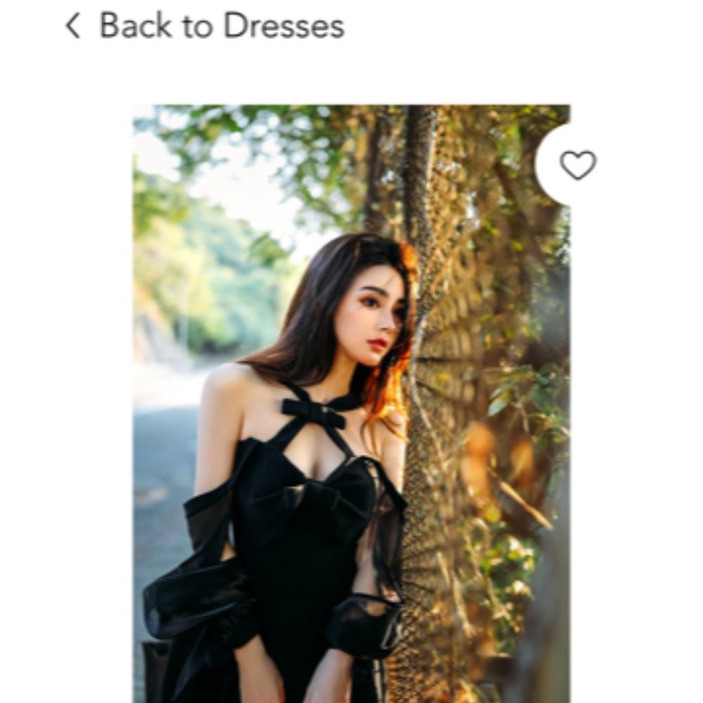 Bloomin Black Dress